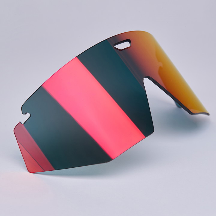 Verre lunettes EKOI Racing AEROLITE REVO Rouge Cat3