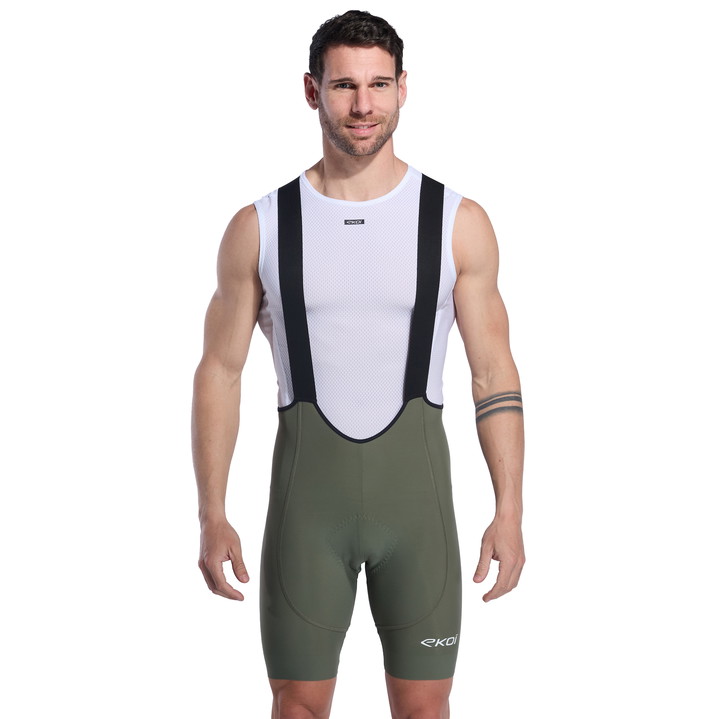 BIB SHORTS EKOI PERF ULTIMATE KHAKI