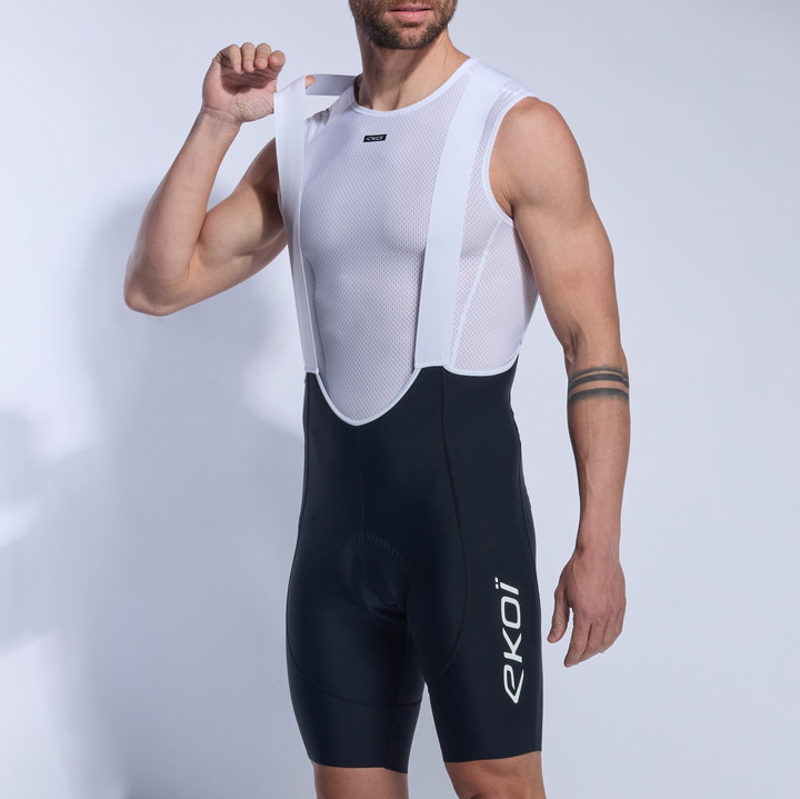 Cuissard EKOI Perf ULTIMATE Noir Logo Blanc
