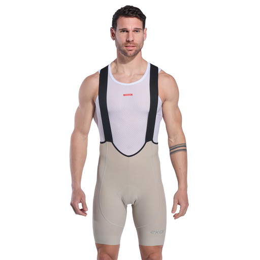 GEL ULTIMATE Fietsbroek EKOI Perf Taupe