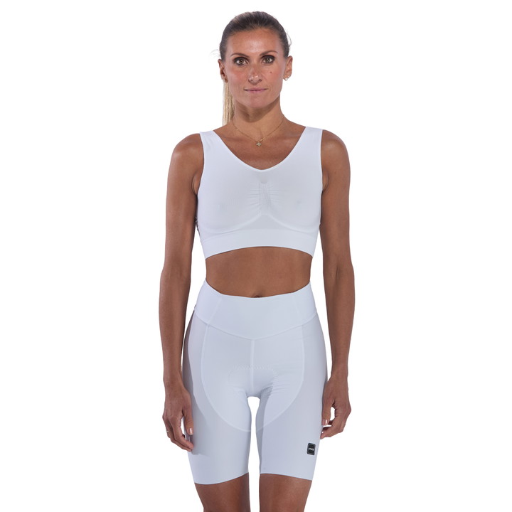 CUISSARD FEMME EKOI PERF GEL POWER PIXEL SANS BRETELLES BLANC