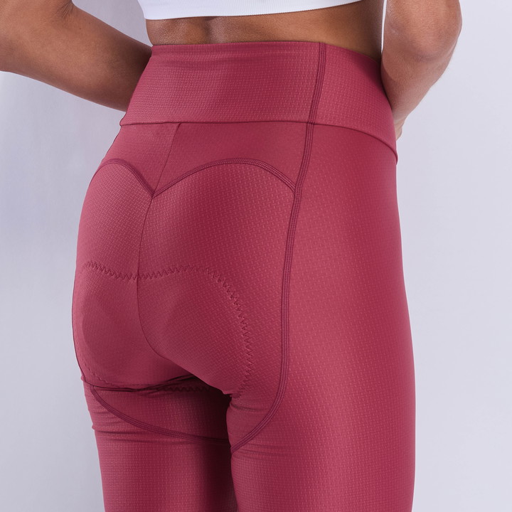CUISSARD FEMME EKOI PERF GEL POWER PIXEL SANS BRETELLES RHUBARBE