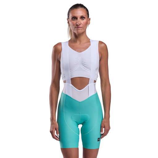 Women's cycling shorts EKOI Perf GEL POWER CROSS Anise