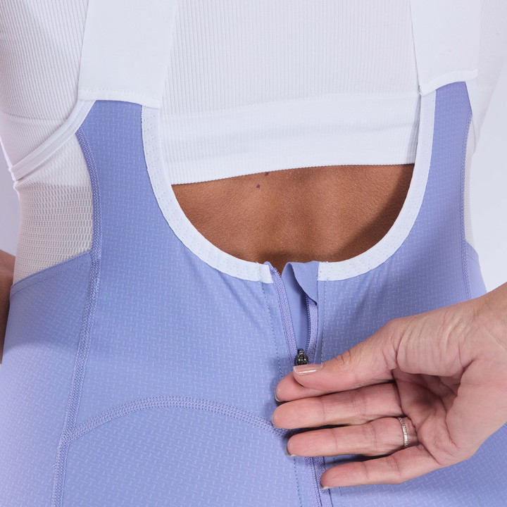 Cuissard femme EKOI Perf GEL POWER PIXEL Lilas