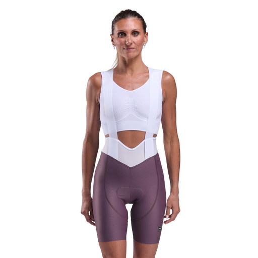 Cuissard femme EKOI Perf GEL POWER CROSS Prune