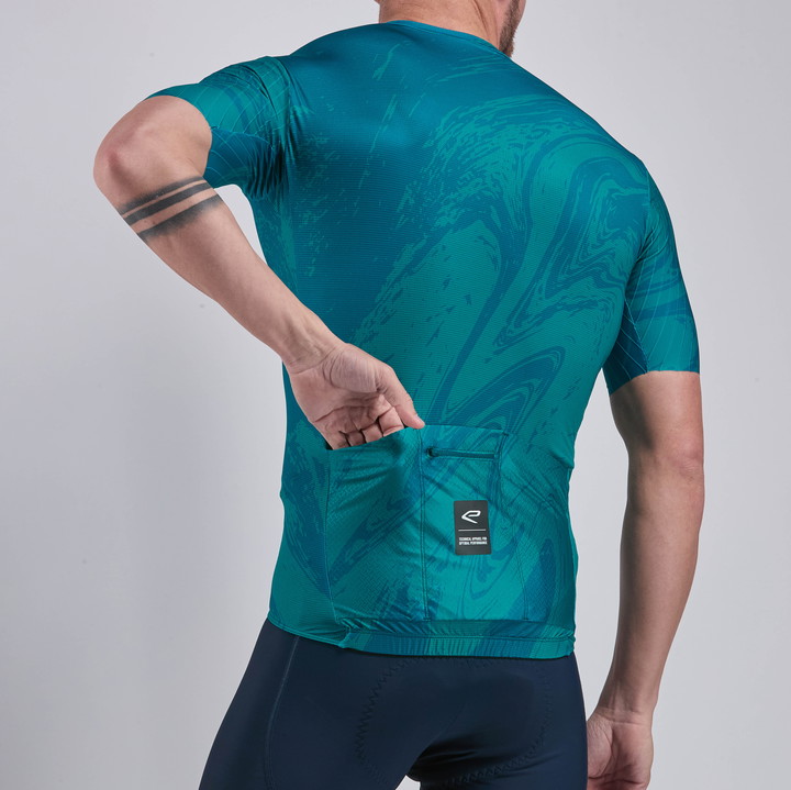 FLOW Fietsshirt EKOI Perf Oceaan