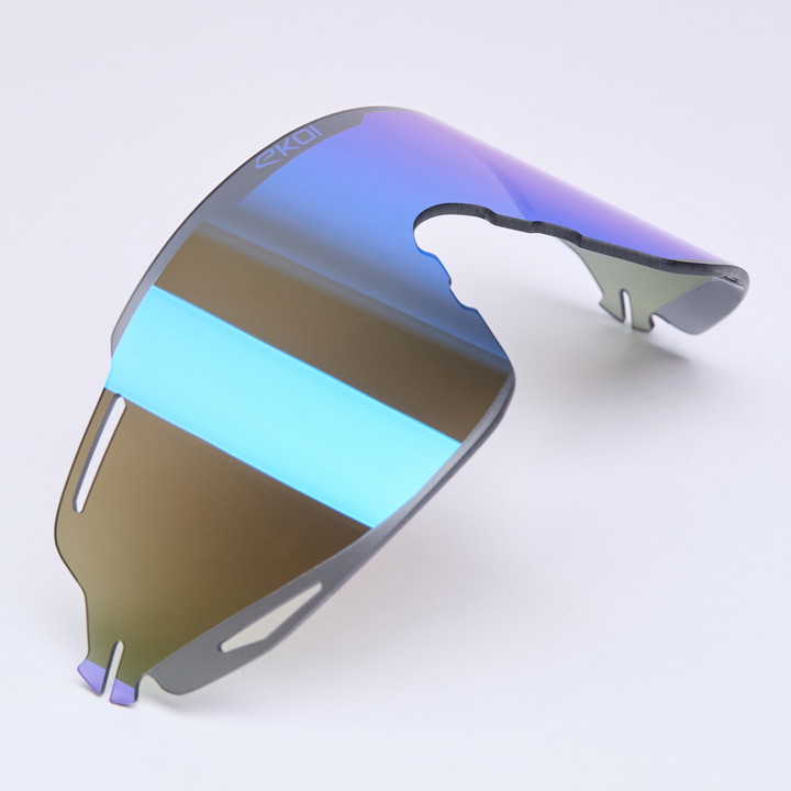 Verres Perf Carbon28 Mirror Blue