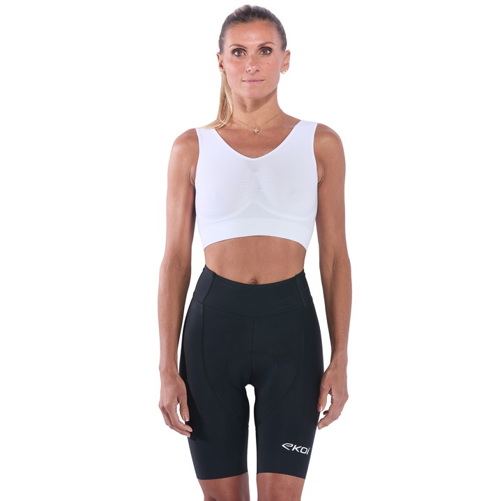 Cuissard femme EKOI Perf GEL POWER sans bretelles Noir