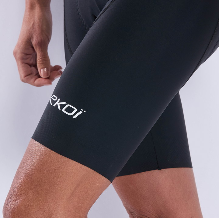 Cuissard femme EKOI Perf GEL POWER sans bretelles Noir