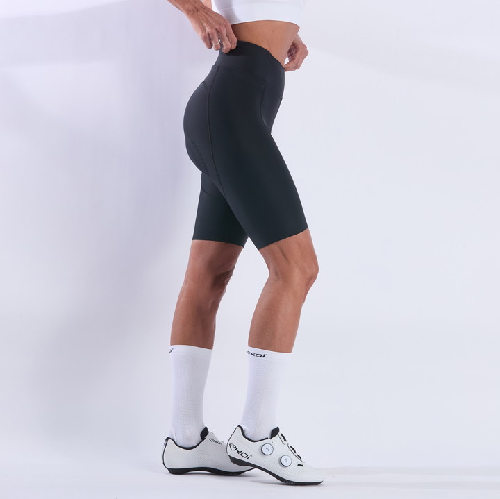 Cuissard femme EKOI Perf GEL POWER sans bretelles Noir