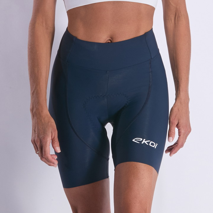 CUISSARD Femme EKOI PERF GEL POWER SANS BRETELLES COURT MARINE