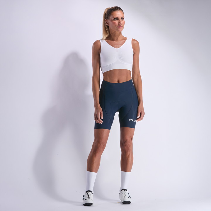 CUISSARD Femme EKOI PERF GEL POWER SANS BRETELLES COURT MARINE