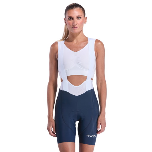 Bib shorts kvinder EKOI Perf GEL POWER korte Marineblå