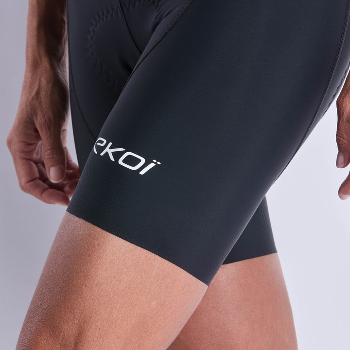 Cuissard femme EKOI Perf GEL POWER court Noir
