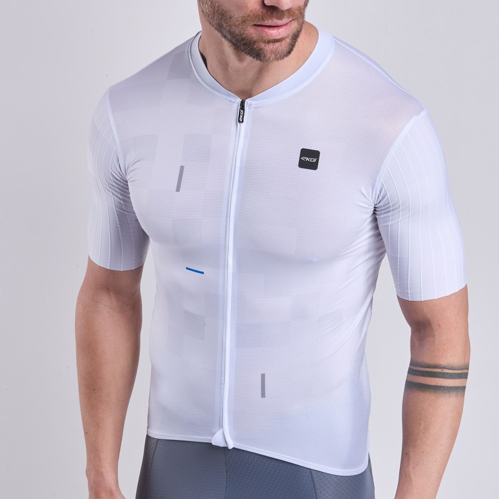 MAILLOT EKOI PERF COBBLE BLANC