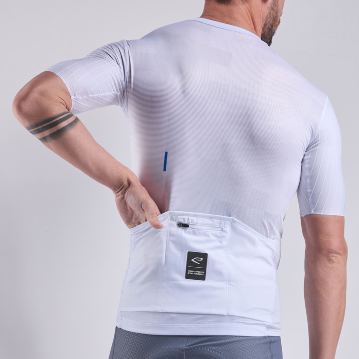 MAILLOT EKOI PERF COBBLE BLANC