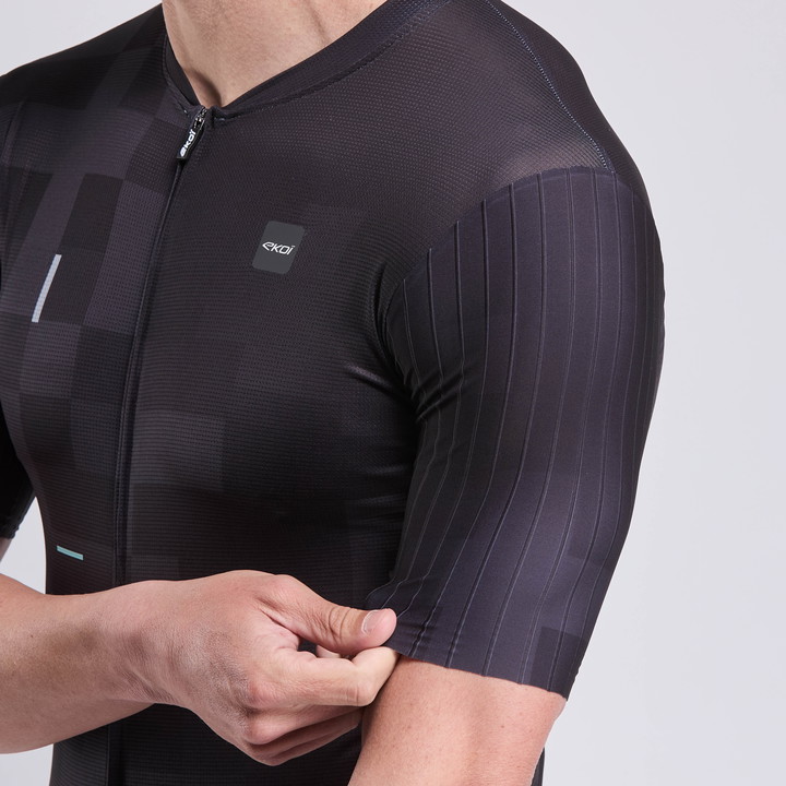 MAILLOT EKOI PERF COBBLE NOIR