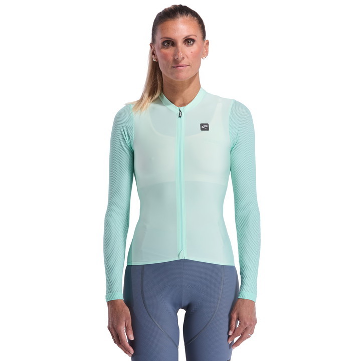 Dames Fietsshirt Tussenseizoen EKOI PERF PULSE Mint