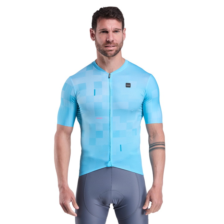 MAILLOT EKOI PERF COBBLE TURQUOISE