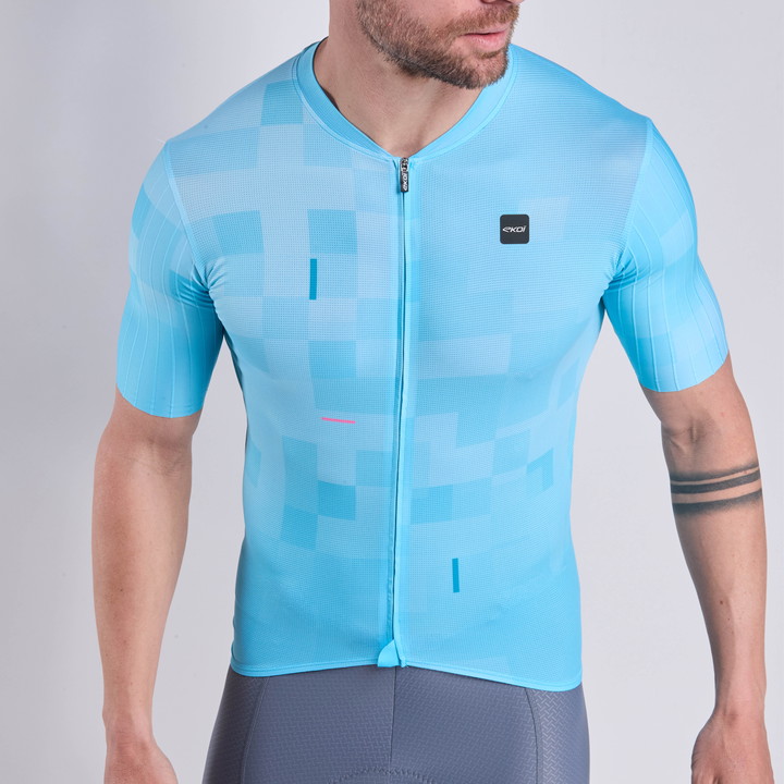 MAILLOT EKOI PERF COBBLE TURQUOISE