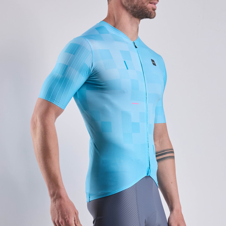 MAILLOT EKOI PERF COBBLE TURQUOISE