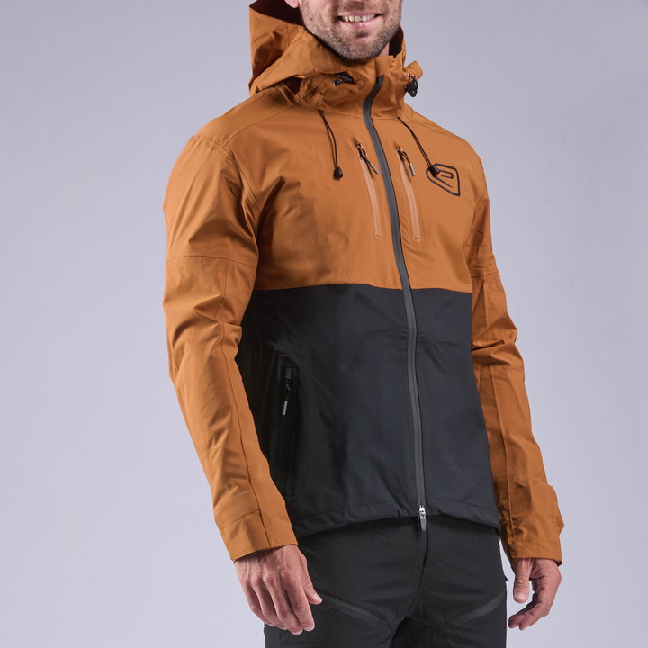 FURY MTB Rain Jacket EKOI Racing Caramel