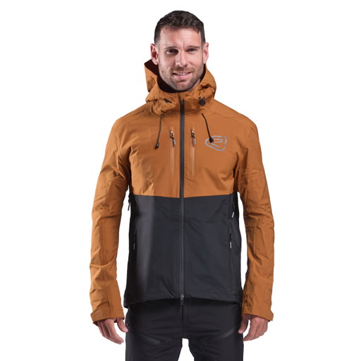 Chaqueta de lluvia MTB EKOI Racing FURY Caramelo