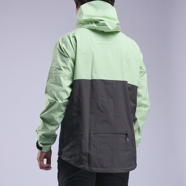 Chaqueta impermeable MTB EKOI Racing FURY Charcoal Lime
