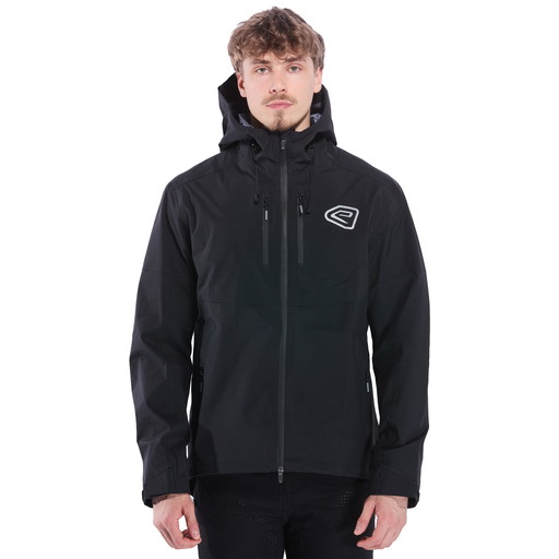 Regenjacke EKOI Racing MTB FURY Schwarz