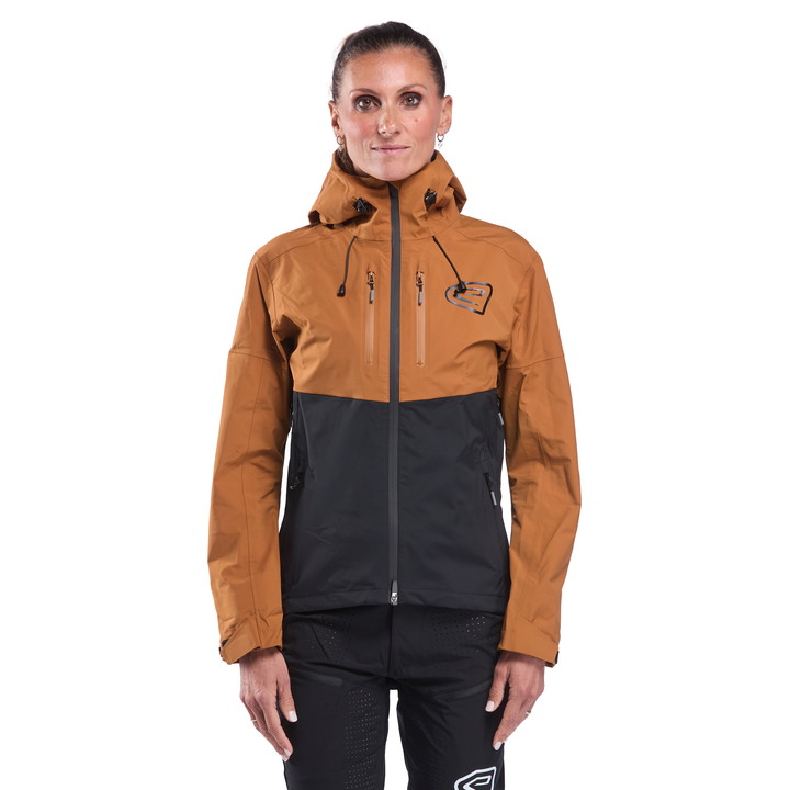 Veste de pluie femme EKOI Racing MTB FURY Caramel