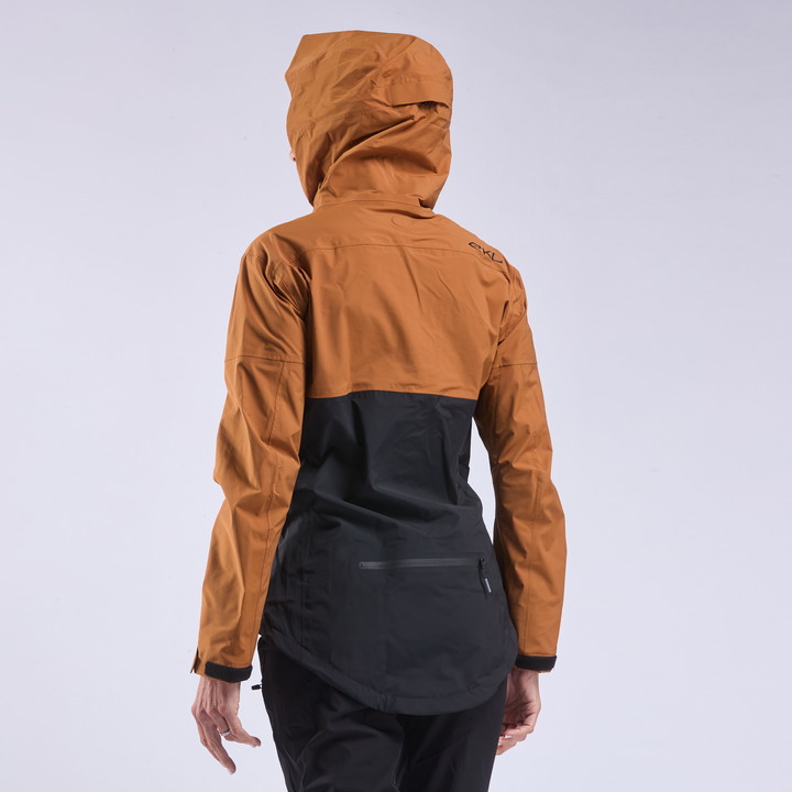 Veste de pluie femme EKOI Racing MTB FURY Caramel