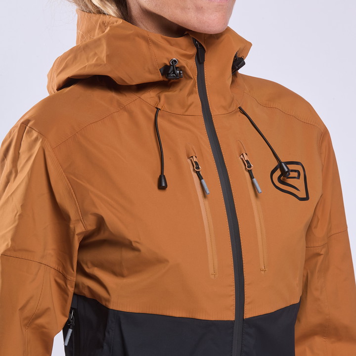 Veste de pluie femme EKOI Racing MTB FURY Caramel
