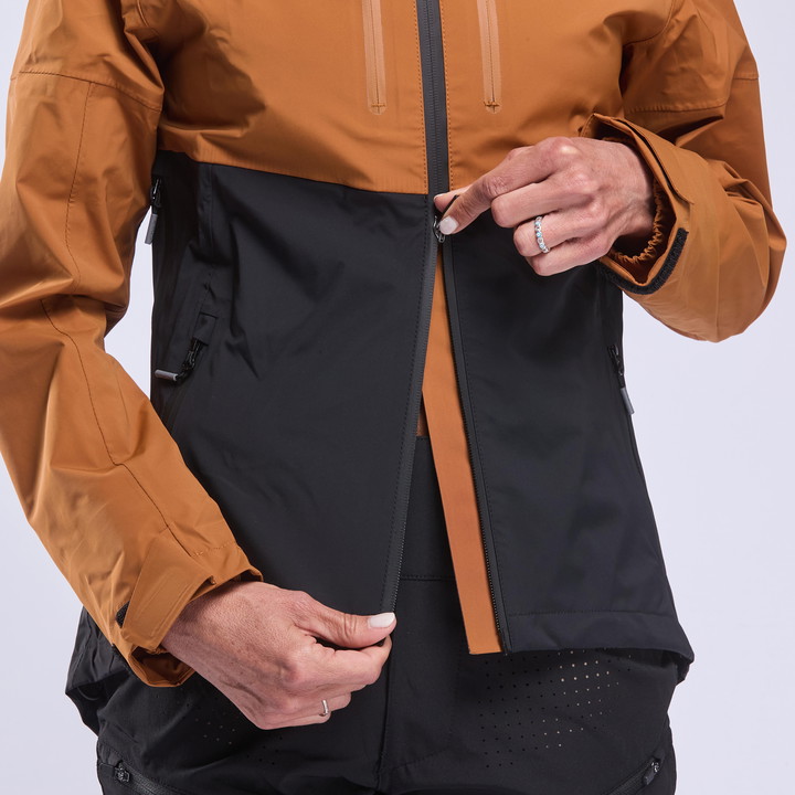 Veste de pluie femme EKOI Racing MTB FURY Caramel