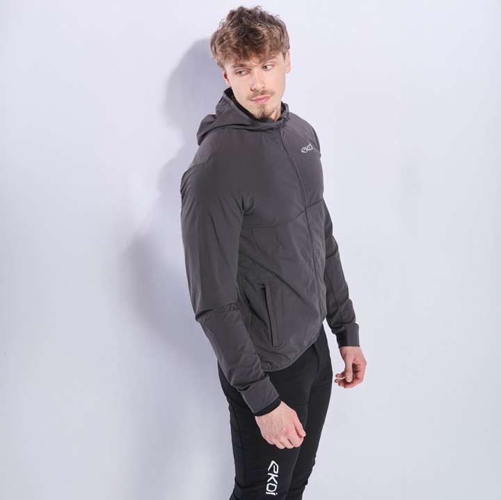 VESTE COUPE-VENT POCKET EKOI PERF RUSH CHARCOAL
