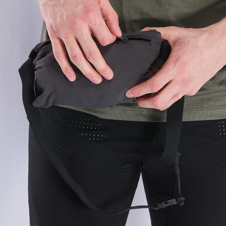 VESTE COUPE-VENT POCKET EKOI PERF RUSH CHARCOAL