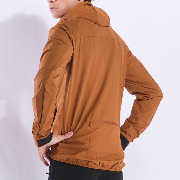 VESTE COUPE-VENT POCKET EKOI PERF RUSH CARAMEL
