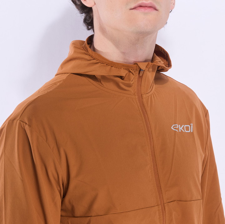 VESTE COUPE-VENT POCKET EKOI PERF RUSH CARAMEL