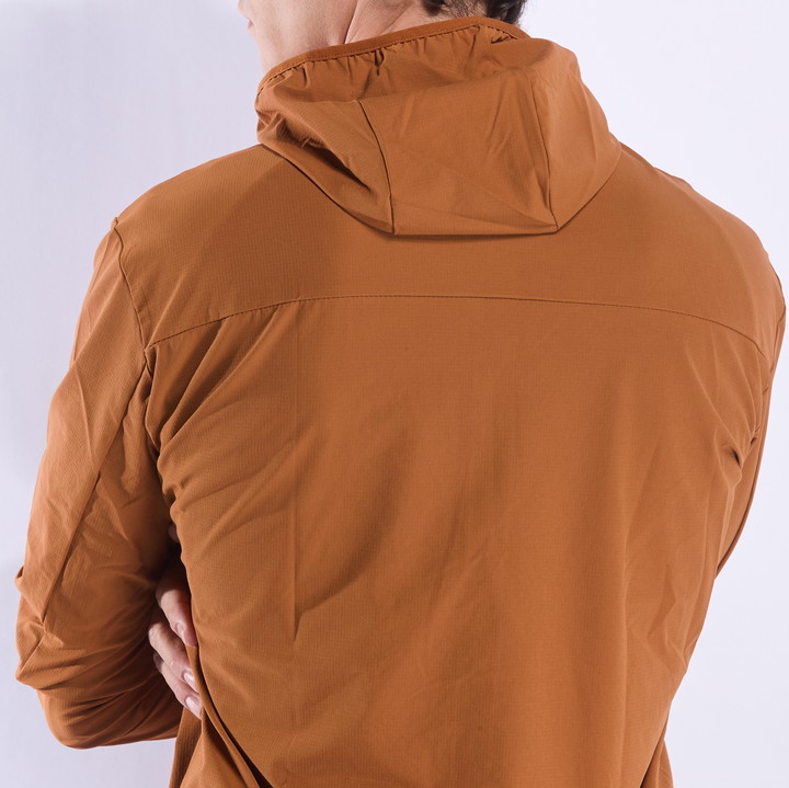 VESTE COUPE-VENT POCKET EKOI PERF RUSH CARAMEL