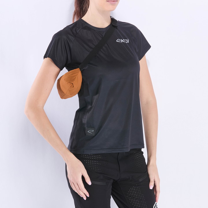 VESTE COUPE-VENT POCKET EKOI WM PERF RUSH CARAMEL