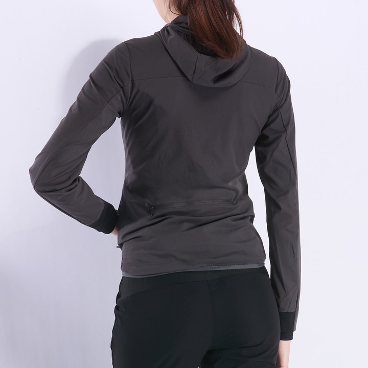 VESTE COUPE-VENT POCKET EKOI WM PERF RUSH CHARCOAL