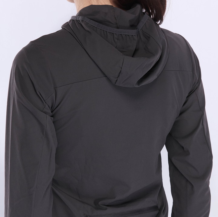 VESTE COUPE-VENT POCKET EKOI WM PERF RUSH CHARCOAL