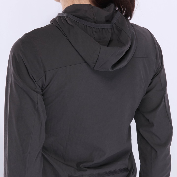 VESTE COUPE-VENT POCKET EKOI WM PERF RUSH CHARCOAL