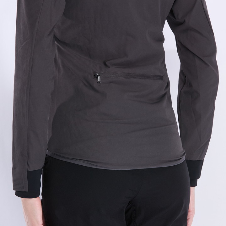 VESTE COUPE-VENT POCKET EKOI WM PERF RUSH CHARCOAL