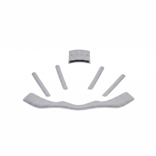 Mousse Casque EKOI Perf Crystal 9mm silver