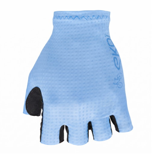 WOMEN'S SUMMER CYCLING GLOVES EKOI PERF SUMMER LIGHT BLUE
