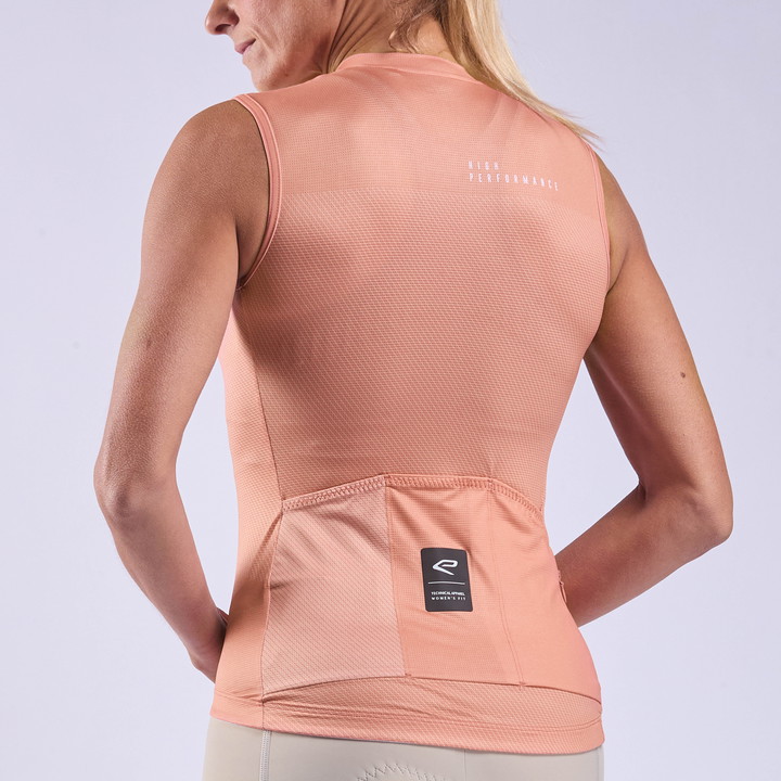 MAILLOT SANS MANCHES Femme EKOI PERF STREAMLINE TERRA COTTA