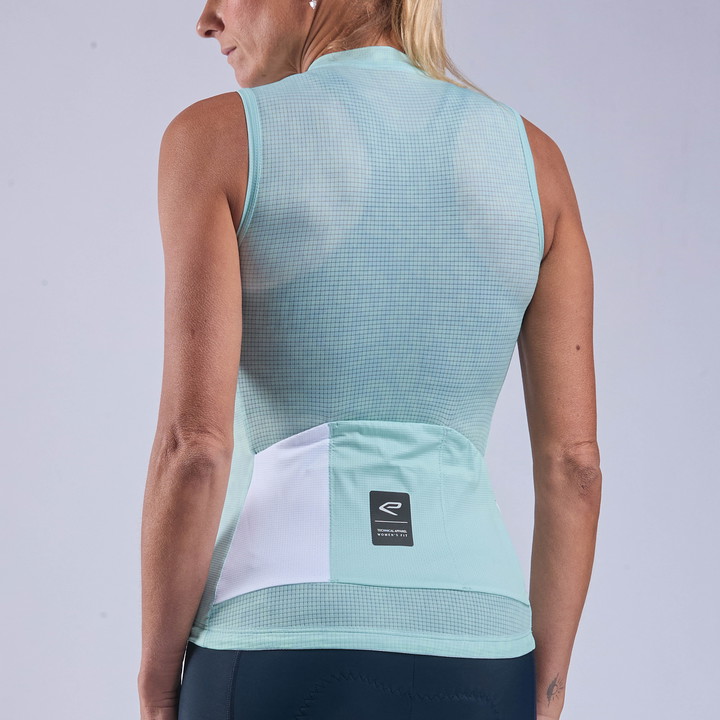 MAILLOT SANS MANCHES Femme EKOI PERF LEO SAUGE