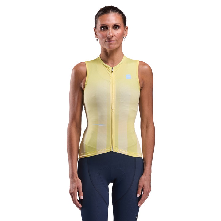 MAILLOT SANS MANCHES Femme SUNSTRIPES CITRON