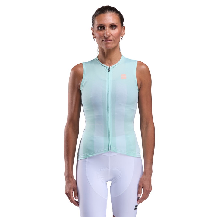 MAILLOT SANS MANCHES Femme SUNSTRIPES MENTHE