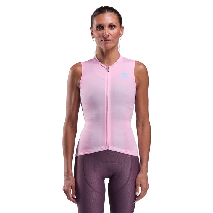 MAILLOT SANS MANCHES Femme SUNSTRIPES ROSE
